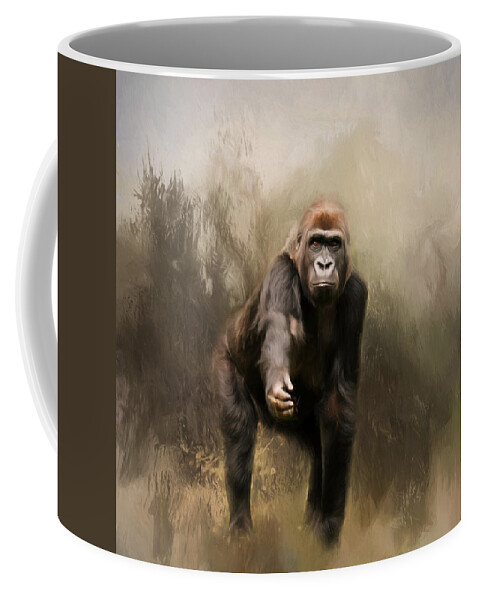 Gorilla Coffee Mug featuring the photograph Meet Kwame by Kim Hojnacki