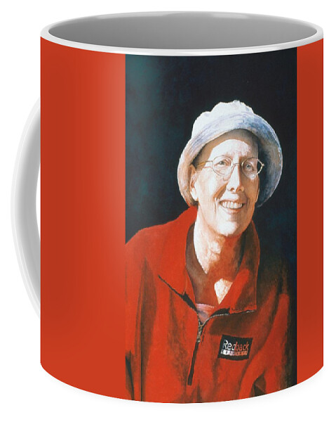 Portrait Coffee Mug featuring the painting Melody by Barbara Pease