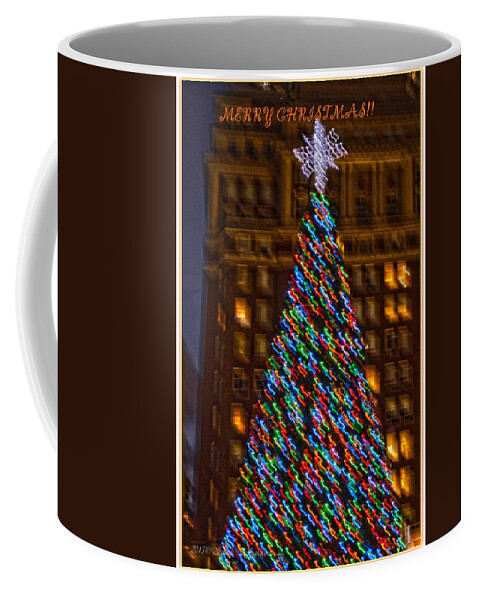 Art For Apartment Coffee Mug featuring the photograph Merry Christmas Greetings by Sonali Gangane