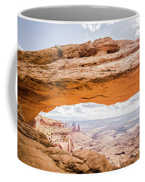 America Coffee Mug featuring the photograph Mesa Arch Sunrise by JR Photography