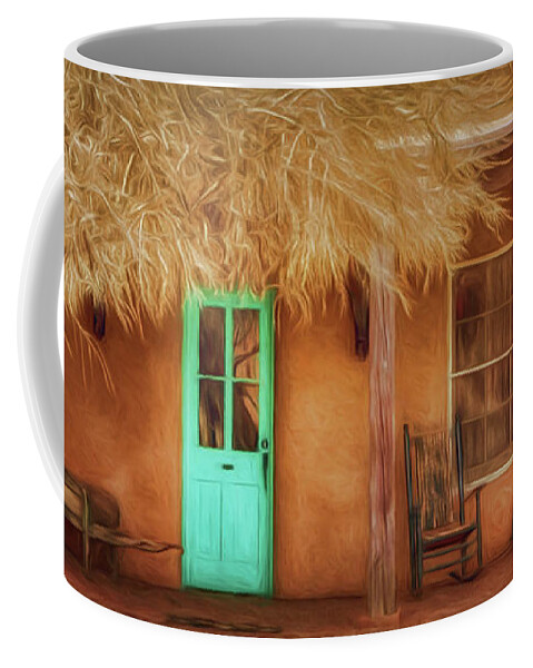 Porch Coffee Mug featuring the photograph Mi Casa by Nikolyn McDonald