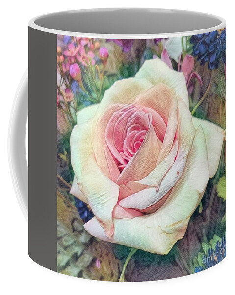 Rose Coffee Mug featuring the photograph Mia's Rose by Luther Fine Art