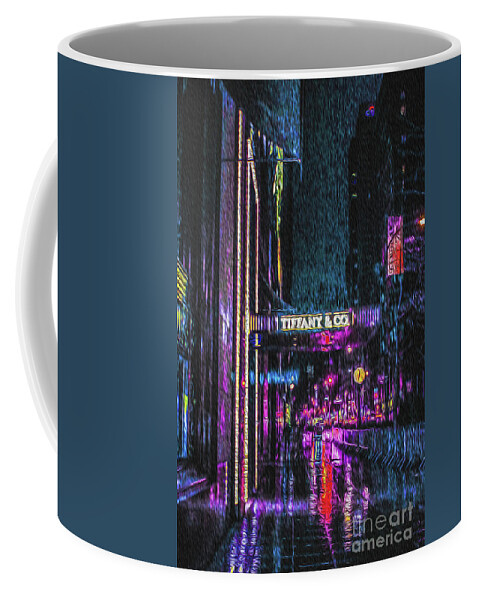Nyc Coffee Mug featuring the photograph Christmas Eve in NYC by Sandy Moulder