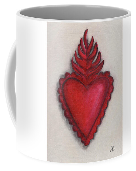 Art Coffee Mug featuring the painting Milagro 1 by Anna Elkins