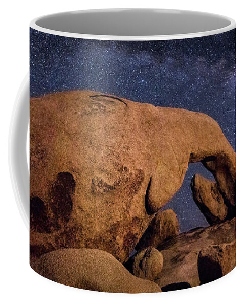 Arch Rock Coffee Mug featuring the photograph Milky Way Over Arch Rock by James Capo