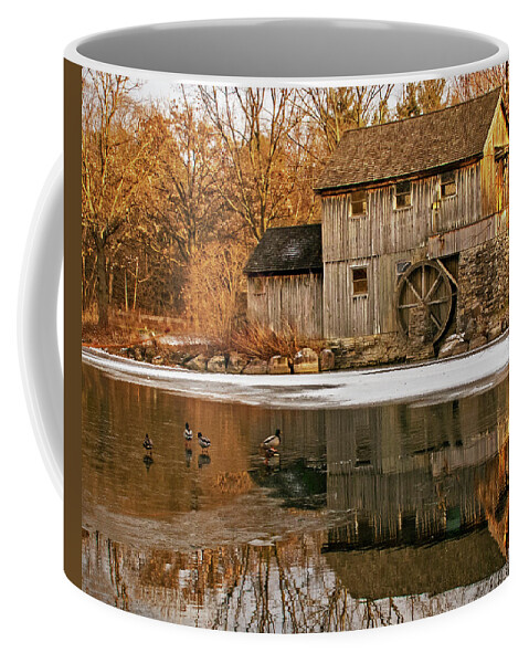 Mill Coffee Mug featuring the photograph Mill At Midway Village by Ira Marcus