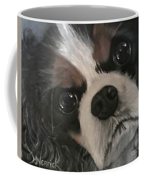 Dog Coffee Mug featuring the painting Millie by M J Venrick