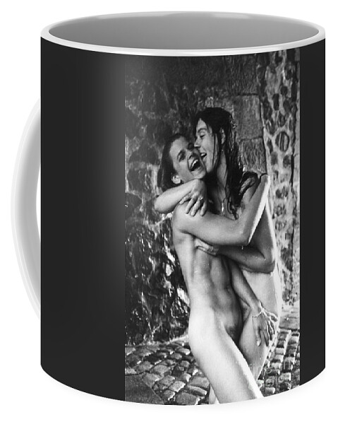  Coffee Mug featuring the photograph Mimi et Karine en France by Kasey Jones