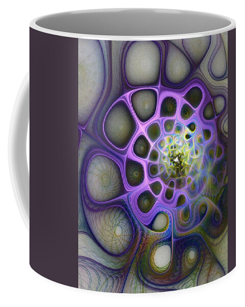 Digital Art Coffee Mug featuring the digital art Mindscapes by Amanda Moore