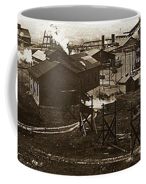 Mineral Springs Coffee Mug featuring the photograph Mineral Springs Colliery Parsons Gravel Hill Scranton Patch area of Wilkes Barre PA 1913 by Arthur Miller