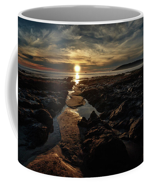 Seascape Coffee Mug featuring the photograph Minus Tide by Tim Bryan