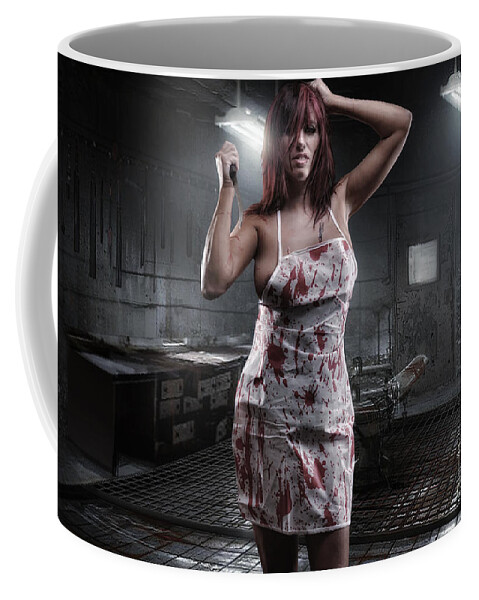 Yhun Suarez Coffee Mug featuring the photograph Miss Mutilator by Yhun Suarez