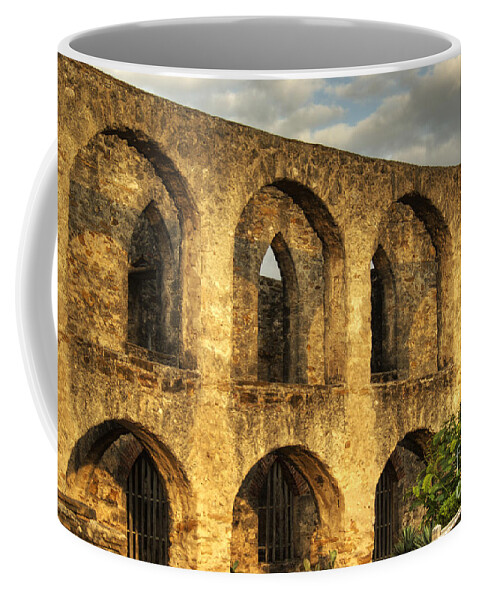 Mission Coffee Mug featuring the photograph Mission San Jose IV by Jim And Emily Bush