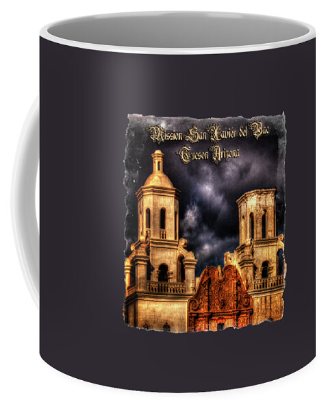 Arizona Coffee Mug featuring the photograph Mission San Xavier del Bac by Roger Passman