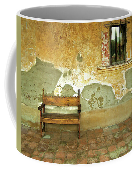 California Missions Coffee Mug featuring the photograph Mission Still Life - Mission San Juan Capistrano, California by Denise Strahm