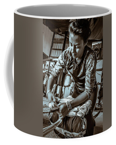Skydiving Coffee Mug featuring the photograph Missy's Zen by Larkin's Balcony Photography