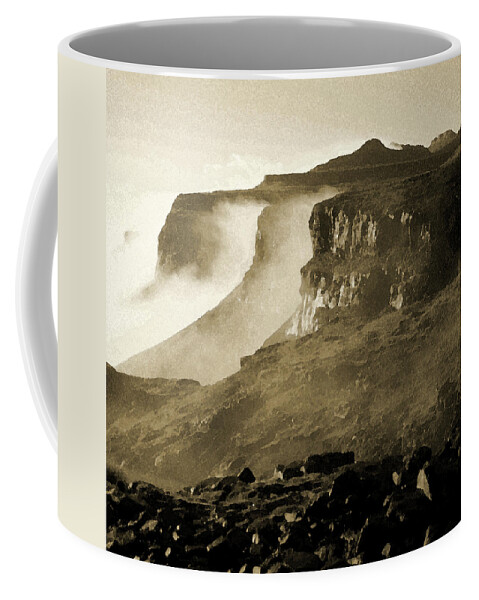 Africa Coffee Mug featuring the photograph Mist in Lesotho by Susie Rieple