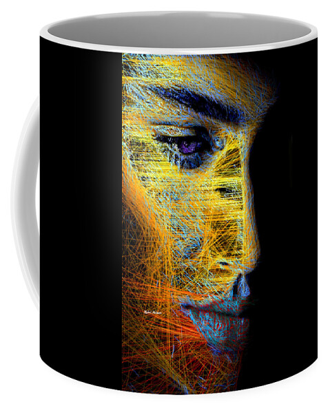 Rafael Salazar Coffee Mug featuring the digital art Mystery by Rafael Salazar