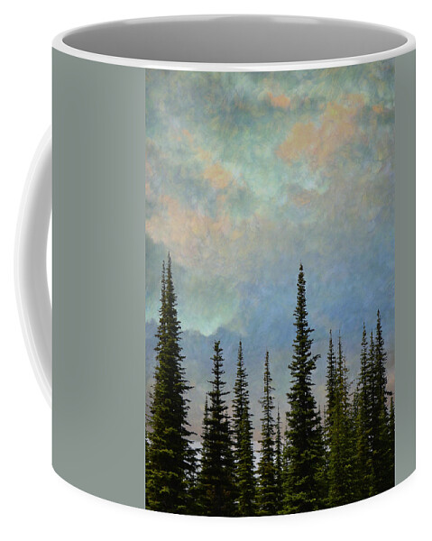 Landscape Coffee Mug featuring the photograph Misty Morn by Ed Hall