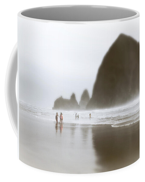 Misty Mountain Coffee Mug featuring the photograph Misty Mountain by Micki Findlay