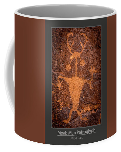  Coffee Mug featuring the photograph Moab Man Poster by Gary Whitton