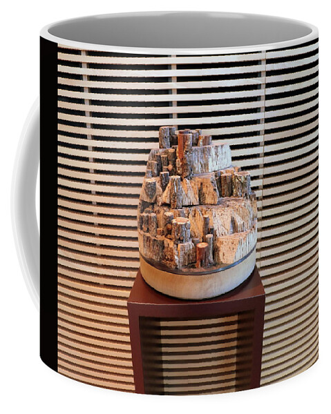 Porto Coffee Mug featuring the photograph Modern sculpture by Lukasz Ryszka