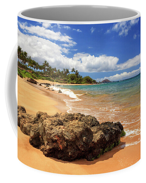 Mokapu Beach Coffee Mug featuring the photograph Mokapu Beach Maui by James Eddy