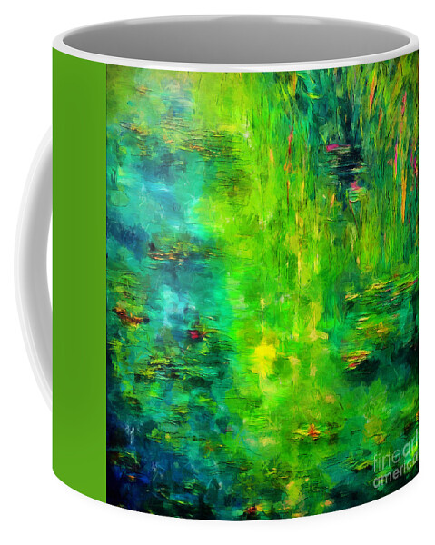 Monet Coffee Mug featuring the photograph Mollie's Magic Pond by Claire Bull
