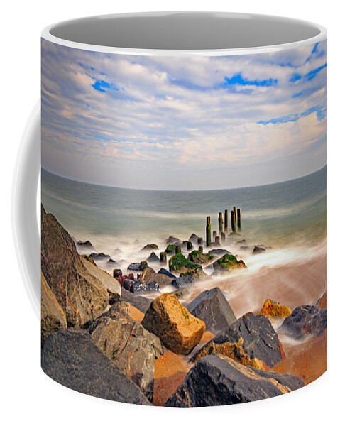 Golden Coffee Mug featuring the photograph Moments in Time by Allan Levin