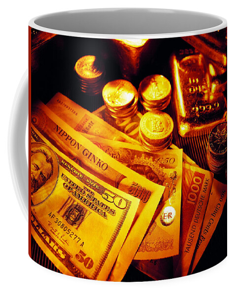 Money Coffee Mug featuring the photograph Money by Jackie Russo
