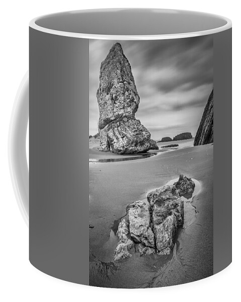 Island Coffee Mug featuring the photograph Monolith by Nigel R Bell