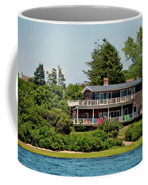 Montauk Coffee Mug featuring the photograph Montauk Beach Towels by Art Block Collections