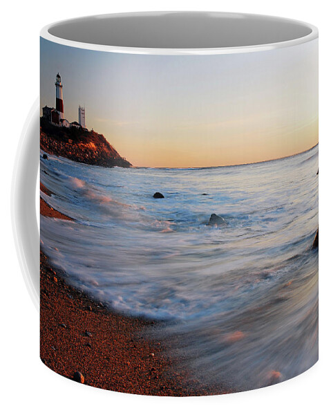 Montauk Coffee Mug featuring the photograph Montauk Dawn by James Kirkikis
