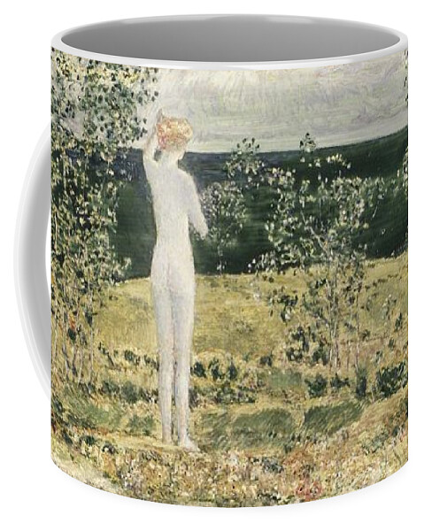Frederick Childe Hassam (american Coffee Mug featuring the painting Montauk by Frederick