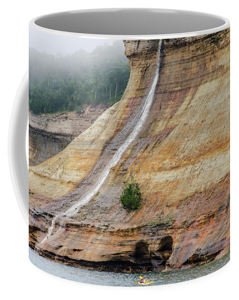 Upper Peninsula Coffee Mug featuring the photograph Monument by Jim Cook