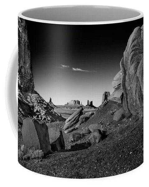 Utah Coffee Mug featuring the photograph Monument Valley Rock Formations by Phil Cardamone