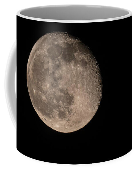 Moon Coffee Mug featuring the photograph Moon 4-13-2017 by Thomas Young
