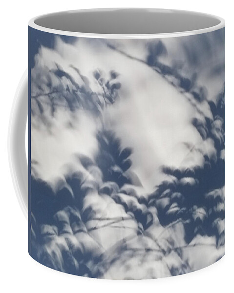 Eclipse Coffee Mug featuring the photograph Moon Shadow Floral by Carla Parris