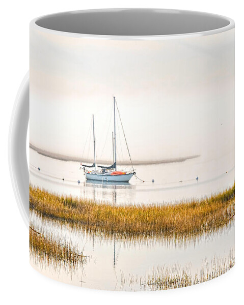 Mooring Coffee Mug featuring the photograph Mooring Line by Scott Hansen