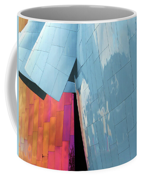 Abstract Coffee Mug featuring the photograph Mo-Pop Reflections by Rick Locke - Out of the Corner of My Eye