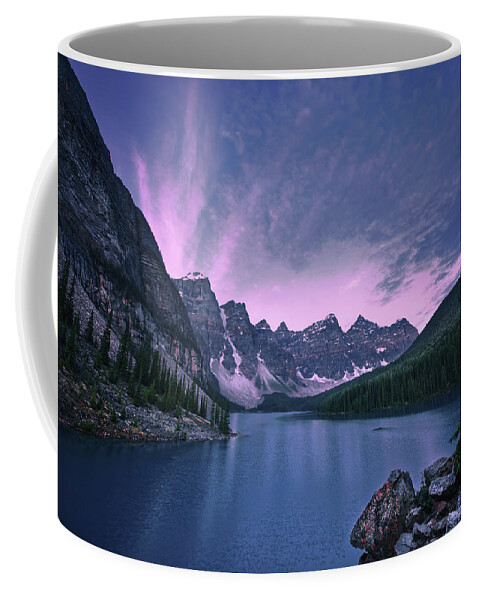 Moraine Lake Coffee Mug featuring the photograph Moraine Lake by Dan Jurak