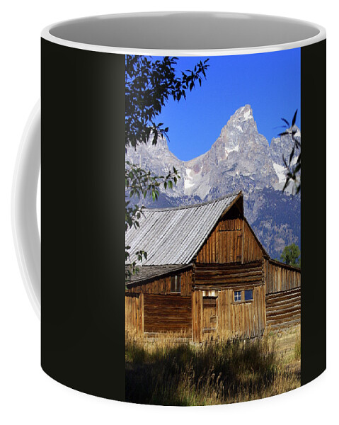 Barn Coffee Mug featuring the photograph Mormon Row Barn 1 by Marty Koch