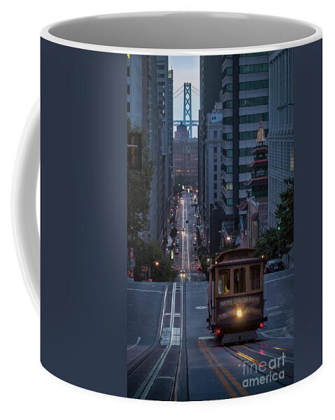 San Francisco Coffee Mug featuring the photograph Morning Commute by JR Photography