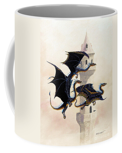 #faatoppicks Coffee Mug featuring the painting Morning Flight by Stanley Morrison