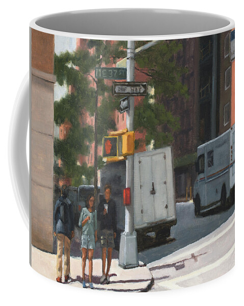 Murray Hill Coffee Mug featuring the painting Morning in Murray by Tate Hamilton