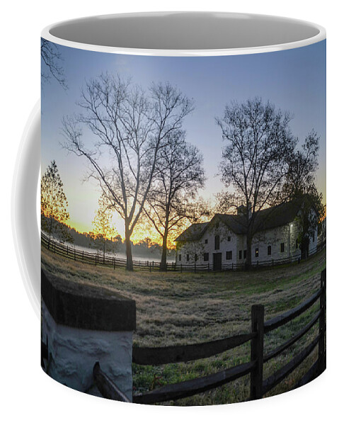 Erdenheim Coffee Mug featuring the photograph Morning in Whitemarsh Pa by Bill Cannon
