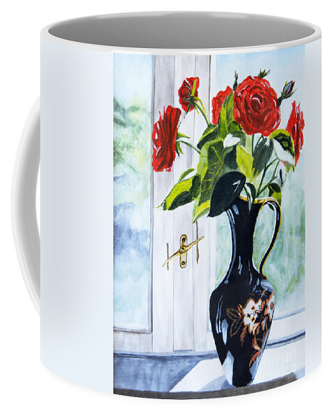 Vase Coffee Mug featuring the painting Morning Light 2 by JoAnn DePolo