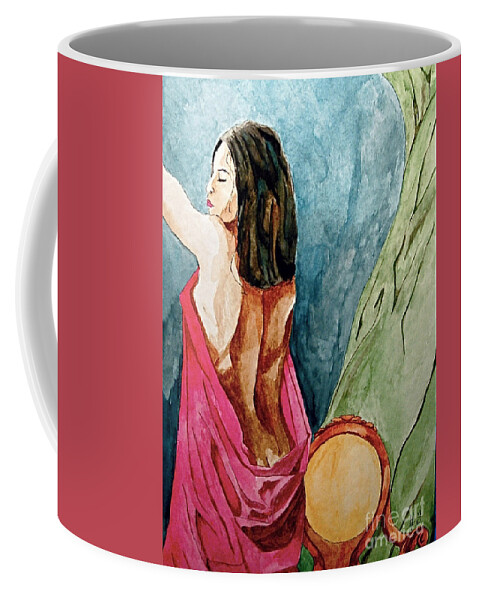 Nudes Women Coffee Mug featuring the painting Morning Light by Herschel Fall