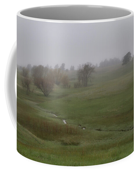  Creek Coffee Mug featuring the photograph Morning Mist by Alana Thrower