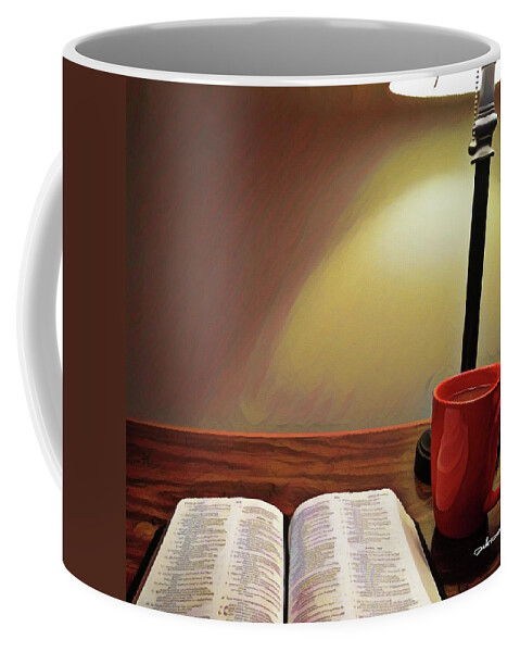 Bible Coffee Mug featuring the photograph Morning Reading by Jackson Pearson